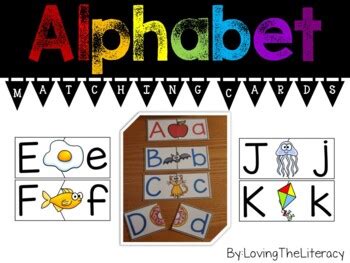 Alphabet Matching Cards by LovingTheLiteracy | TPT