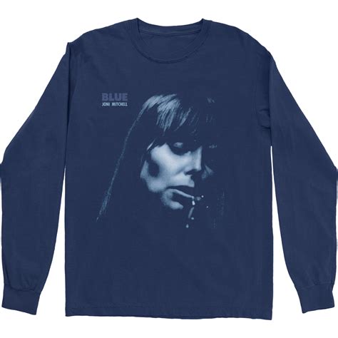 Blue Album Cover Long Sleeve Shirt