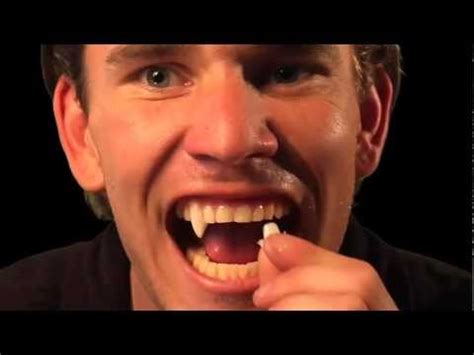 Halloween Tutorial: How to custom fit Vampire Fangs by Scarecrow - YouTube