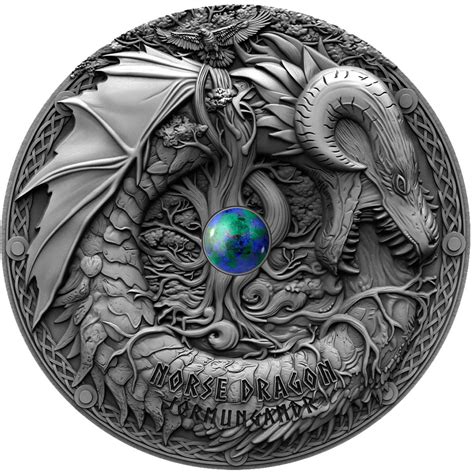 Exclusive first look at the Norse Dragon coin, the second in Numiartis' stunning high relief ...