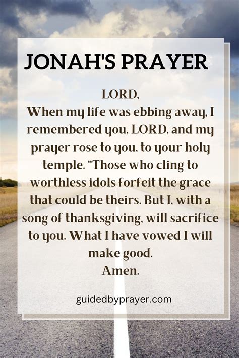 Jonah’s Prayer – Guided by Prayer