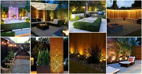 15+ Superb Garden Fence Lighting Ideas