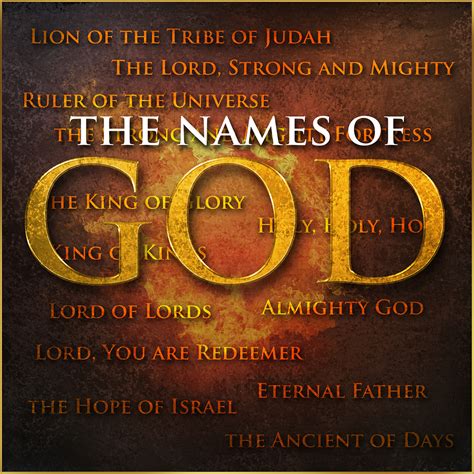 Names of God — Music Products – Prophetic Art of James Nesbit