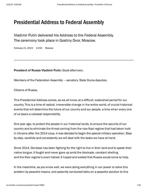 Presidential Address to Federal Assembly • President.pdf | DocDroid