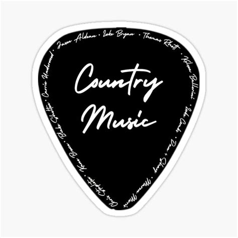 Country Music Stickers | Redbubble