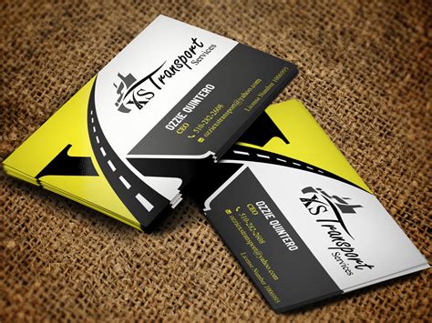 Bold, Masculine, Delivery Service Business Card Design for a Company by Sandaruwan | Design #7379967