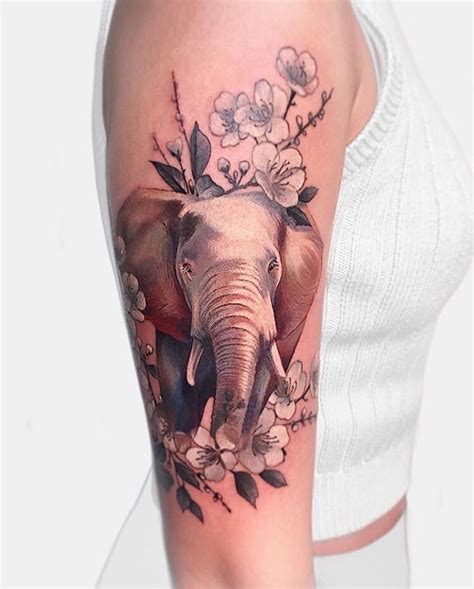 75 Big And Small Elephant Tattoo Ideas - Brighter Craft | Designs für ...