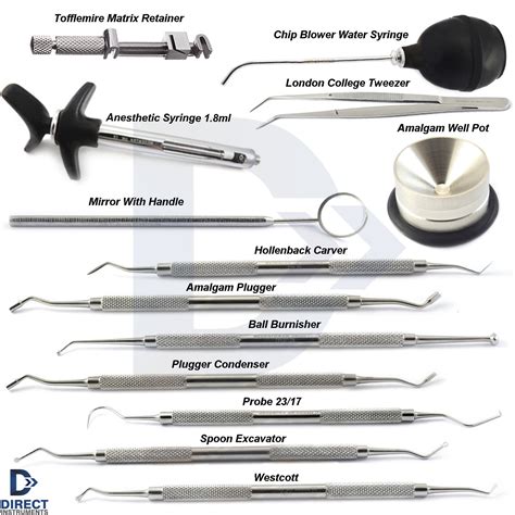 Amalgam Restoration Composite Filling Instruments Dentistry Anesthetic Syringe | eBay