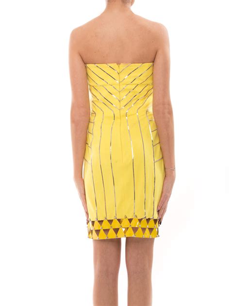 Shop authentic Versace Yellow Dress at revogue for just USD 499.00