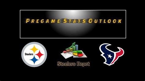 Steelers Vs. Texans Week 4 Pregame Stats Outlook - Steelers Depot