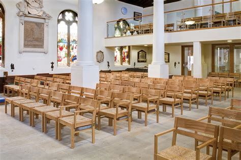 Bespoke Stackable Church Chairs from Treske, North Yorkshire