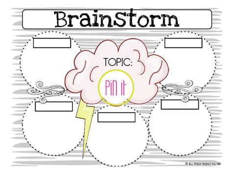 Brainstorming Graphic Organizer List