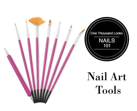 One Thousand Looks: MANI MONDAY: NAILS 101- NAIL ART TOOLS