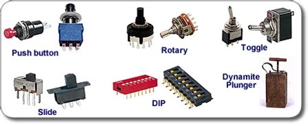 DIY Electronic Switches - Types of Switches