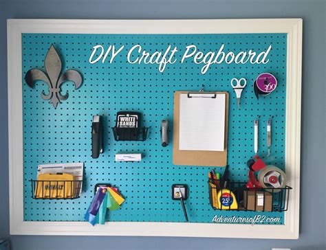 DIY Craft Pegboard- Adventures of B2