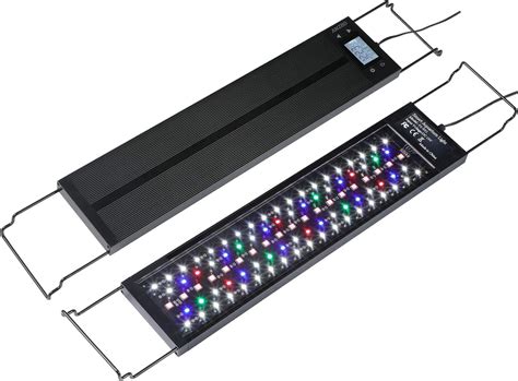 AMZBD LED Aquarium Light, 7 Colors Aquarium Plant Light with Photosynthesis, IP68 Waterproof ...