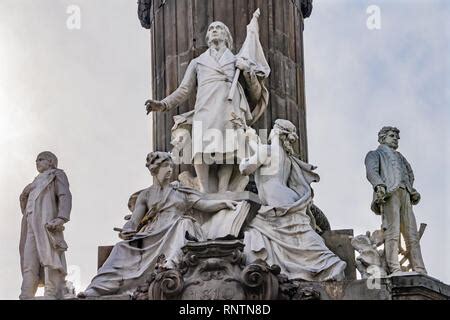 Vicente Guerrero Statue Independence Angel Monument Mexico City Mexico ...