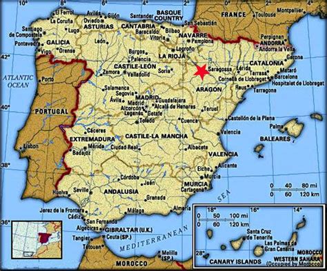 Map of spain, Cadiz spain, Map