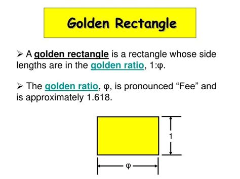 PPT - Golden Rectangle PowerPoint Presentation, free download - ID:6796913