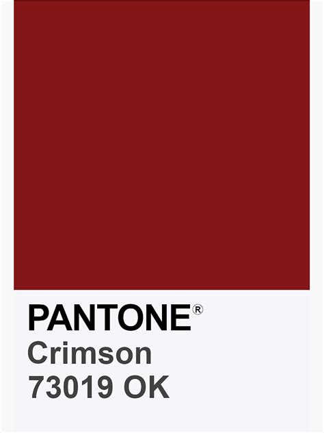 "OU Crimson Pantone" Sticker for Sale by S-Kate | Redbubble