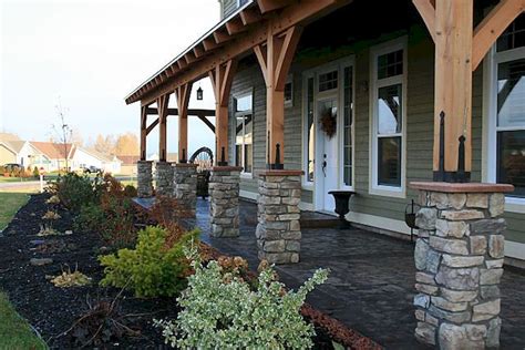 85 Exterior House Porch Ideas with Stone Columns - HomEastern.com | House with porch, House ...