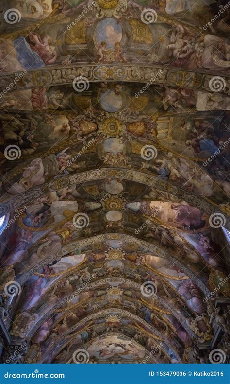 Valencia, Spain - July 2, 2019: Interior of Saint Nicholas San Nicolas ...