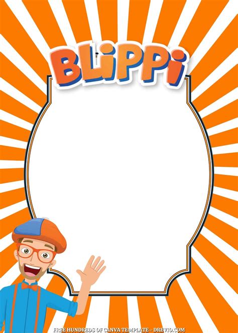 Free Blippi Birthday Invitations | Download Hundreds FREE PRINTABLE ...