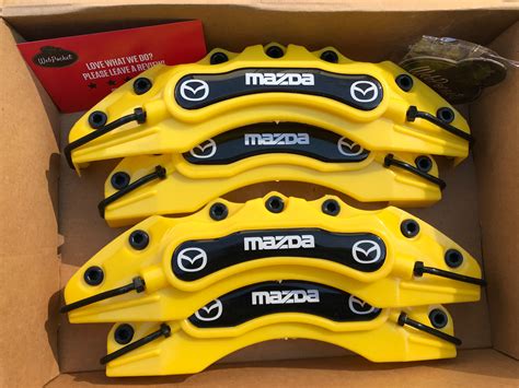 4pc Mazda Brake Caliper Covers Yellow / Car Accessories – GoodiesPocket