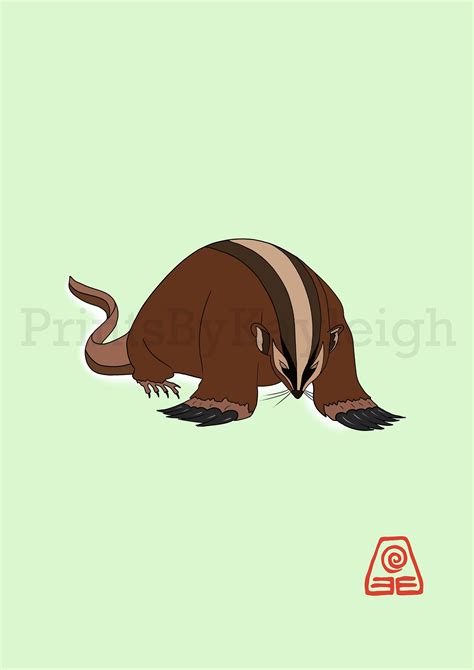 DIGITAL DOWNLOAD Badgermole Avatar: the Last Airbender - Etsy