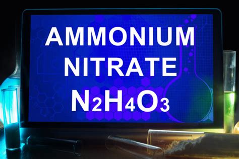 Ammonium Nitrate: Synthesis, Chemical Properties And Health Hazards ...