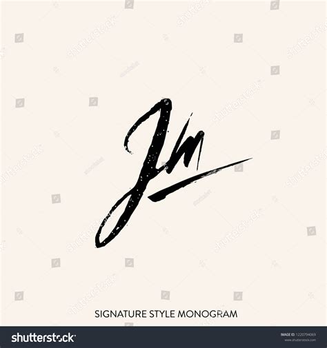 Signature Style Monogram Letter J Letter Stock Vector (Royalty Free) 1220794069 | Shutterstock