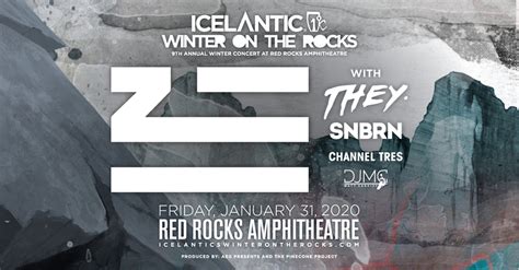 ZHU, THEY., SNBRN & More To Play At Red Rocks For Winter On The Rocks 2020 - This Song Is Sick