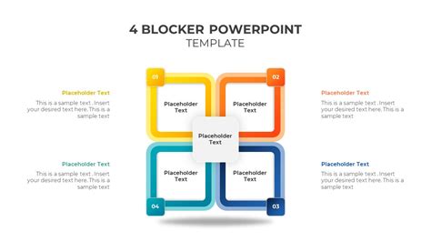 4 Blocker Template Powerpoint