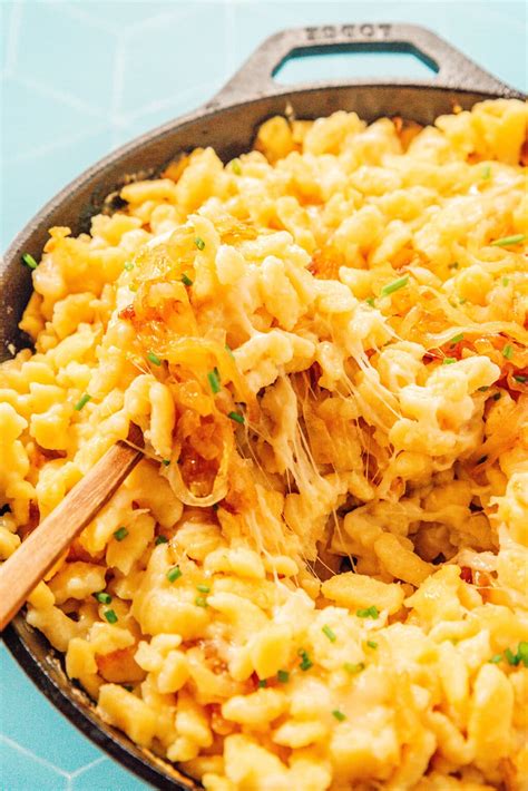 German Cheese Spaetzle Recipe (Kaesespaetzle) | Live Eat Learn