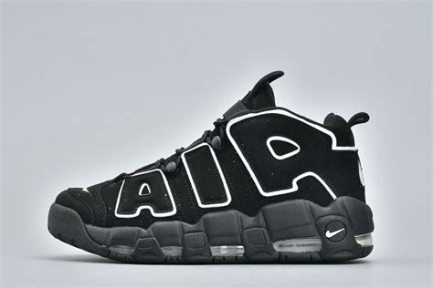 2016 Scottie Pippen Nike Air More Uptempo Black-White - FavSole.com