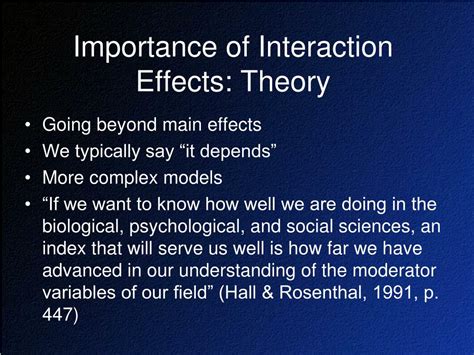 PPT - Estimating Interaction Effects Using Multiple Regression ...