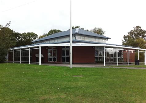 Swanwick Hall School - Wall mounted canopy - Derbyshire