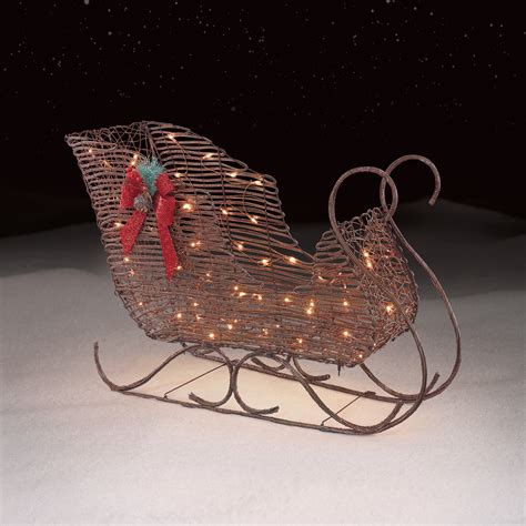 Roebuck & Co. Grapevine Sleigh Outdoor Christmas Decor | Shop Your Way: Online Shopping & Earn ...