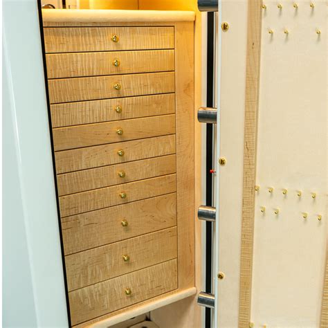 Gianna - Large, White Luxury Home Jewelry Safe with 11 Drawers | Casoro Jewelry Safes