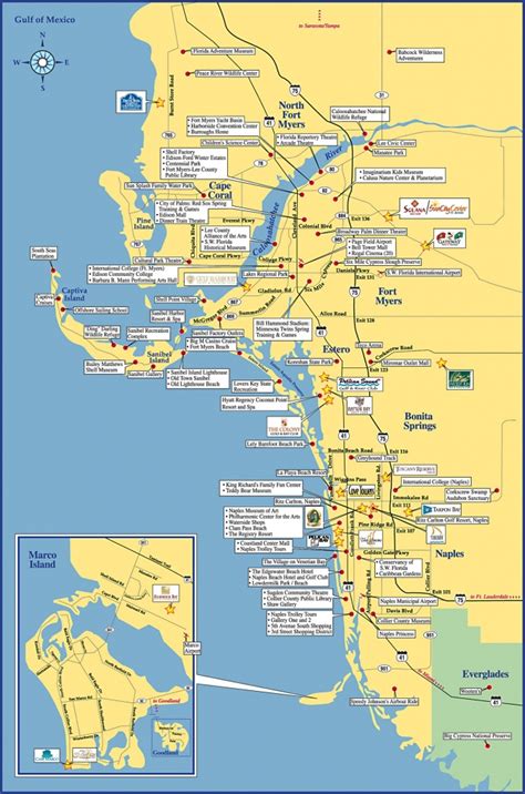 Map Of Naples Florida And Surrounding Area | Wells Printable Map