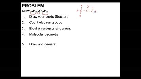 Chapter 05 - 26 - PROBLEM - Draw CH3COCH3 - YouTube