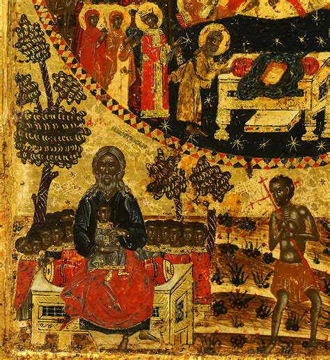 TRUE DEPICTION OF ISRAEL — Detail of Abraham and his sons including The...