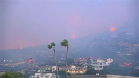 Evacuation orders lifted in massive Laguna Beach brush fire