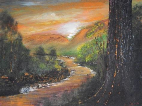 Winding River Painting by Keith Erskine - Fine Art America