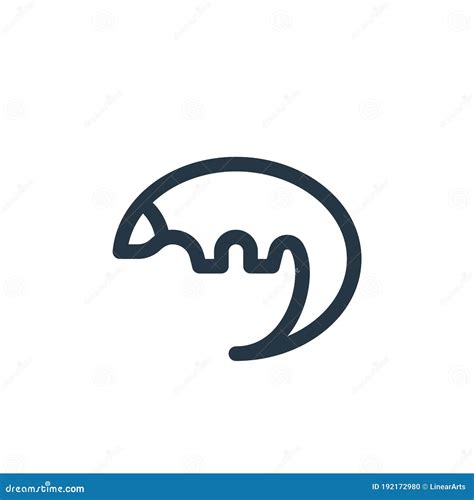 Pangolin Logo Design Vector. Pangolin Silhouette. Vector Illustration ...