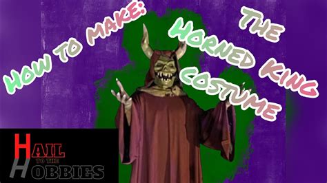 How To Make The Horned King Costume From Disney's The Black Cauldron - YouTube