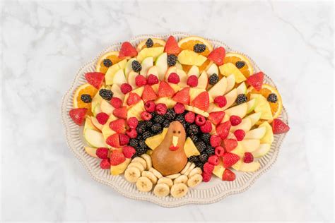 Fruit Turkey platter - Veggie Fun Kitchen