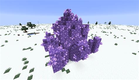 Not the best builder, but I built a giant Amethyst based off the ...