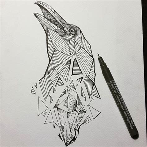 Explore collection of Creative Drawing With Geometric Shapes | Geometric drawing, Geometric art ...