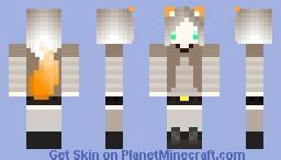 Fox girl Minecraft Skin